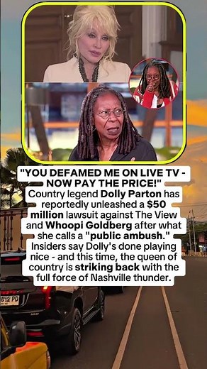 Dolly Parton Strikes Back $50 Million Lawsuit Rocks Whoopi Goldberg and The View🔥