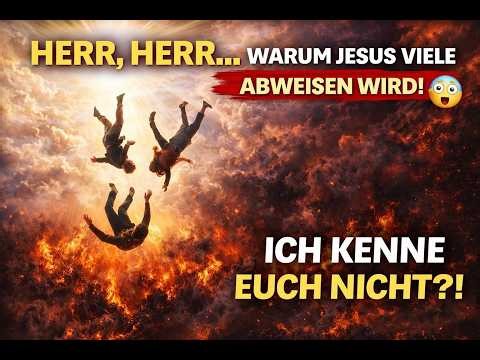 👉 „Herr, Herr… 😳 Warum Jesus viele abweisen wird!“🔥 #jesus #god #bible
