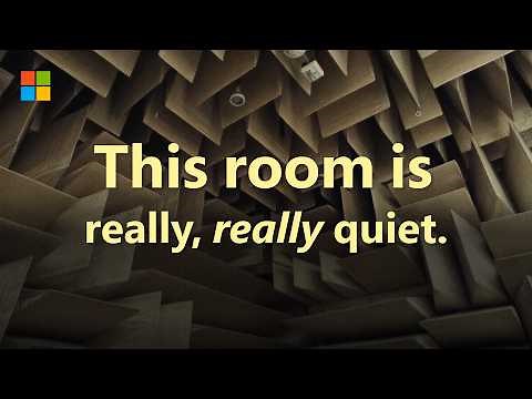 Inside one of the quietest rooms on Earth | Microsoft campus tour