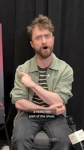 Daniel Radcliffe on starting every show in the audience