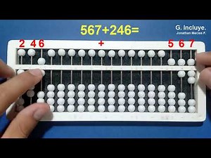 03 sumas en el ábaco