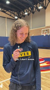 What's your favorite Indy restaurant? Summer or winter? listen to 30 seconds with rookie Grace Berger. | Indiana Fever