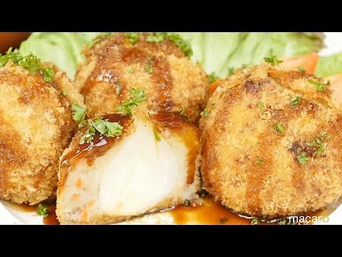 ごろっとサクッホクッ！「新玉ねぎ丸ごとコロッケ」のレシピ・作り方