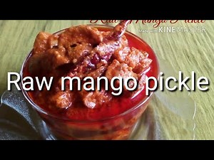 How to make Raw mango pickle / আমের আচার