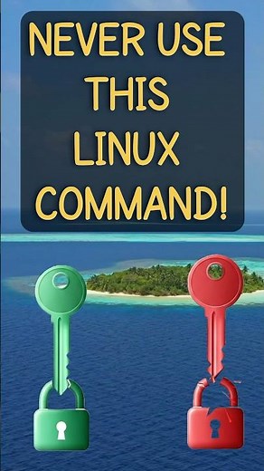 NEVER Use This Linux Command! (A+ Tip)