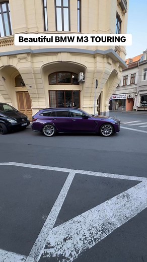 Spotted a stunning BMW M3 TOURING in Twilight Purple by BMW România #bmwm3 #bmwm3touring #bmwm | BMWBLOG