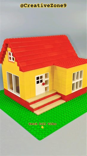 How To Build a LEGO House MOC 🏠| Lego Creations #shortvideo #shorts #lego #legomoc #viralshort
