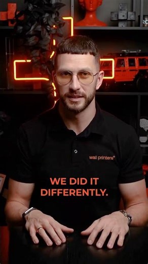 The interactive wall printer guide
