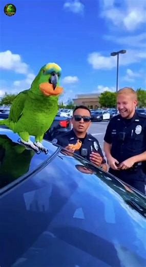 Ultimate Parrot vs Cop Showdown 😂 | Funniest Moments Caught on Camera! #petparrot #funnyshorts #pol | JHMillerfarms