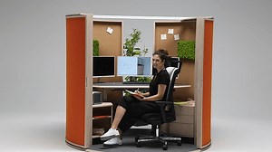 La cabina per isolarsi e lavorare in casa senza disturbi