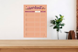 Workout Planner PDF - Printable Fitness Planner, Workout Log, Exercise Tracker, Training Schedule, Fitness Organizer, Digital Download - Etsy