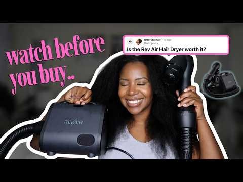 RevAir Blow Dryer Review on Thick Type 4 Natural Hair | Is It Worth It?