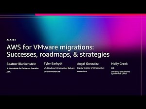AWS re:Invent 2025 - AWS for VMware migrations: Successes, roadmaps, & strategies (MAM203)