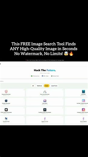 Finds ANY High-Quality Image in Seconds — No Watermark, No Limits! 🤯🔥 #imaebank #coding #shorts