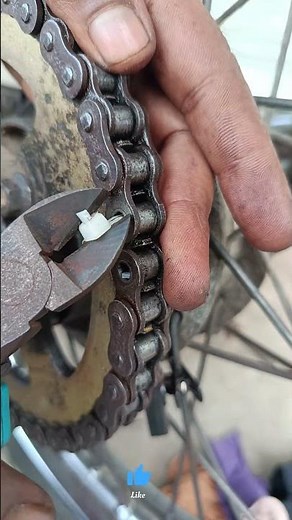 Master Tip! 🪐☑️ Motorcycle Chain Strong Fix Secret! Double Joint Tutorial Easy DIY ✔️ Safe Trick!⛓️