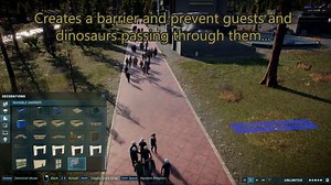 T Rex Paddock Scenery Items