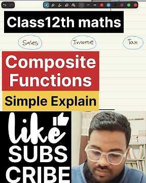 Class12th maths chapter 2 relations and functions | composite function simple explanation ncert cbse