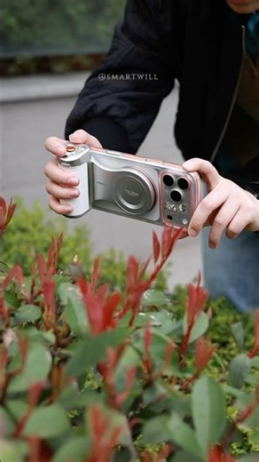 This is hands down the best iPhone shooting grip — super smooth to use!#powerbank #cameragrip