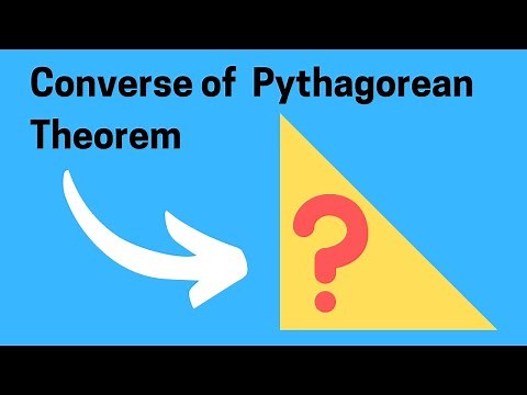 The Converse of the Pythagorean Theorem