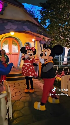 Exploring Disneyland with Mickey and Minnie Mouse