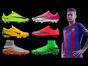 A EVOLUÇÃO DAS CHUTEIRAS DO NEYMAR!!! (DE 2005 ATÉ 2017)