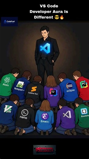 VS Code vs Every Other Code Editor 😂💻 | Programmer Memes #Shorts #memecoding #devlife #codingblog