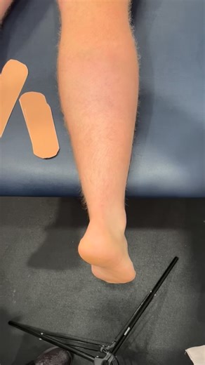4.9K views · 1.5K reactions | How to strap an Achilles: K tape edition Here we are using 50mm K-tape. Use code JOSHOCT10 @sporttape #theclubphysio #physio #injuryprevention #physiotherapy #achillespain #soreachilles #heelpain #soreheel #strapping #strappingvideo | The Club Physio | Facebook