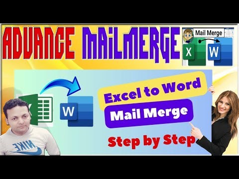 Advance Mail merge in Microsoft Word #microsoftword