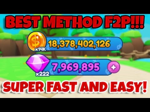 How to get BILLIONS of COINS and GEMS FAST In BUBBLE GUM SIMULATOR INFINITY