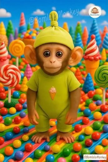 One Touch… And the Candy World Opens! 🌍🍭🍬🍫🐒