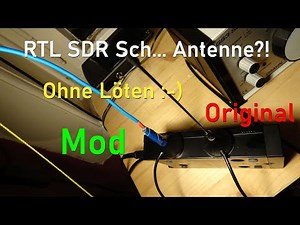 Modify and improve your antenna for better reception from your RTL SDR stick without soldering! I...