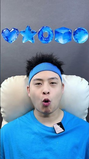 Blue Crystal Candy ASMR Eating Sounds 🌟🔵