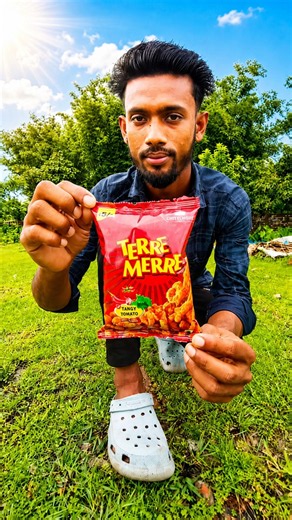 Terre Merre Kurkuri Packet Opening and Eating🍿#shorts #namkeen