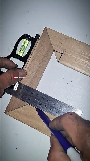 How to Make a Strong Interlocking Miter Joint #shorts