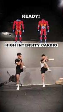 3 minutes high intensity cardio workout no equipment 🔥✅ #cardio #cardioworkout #homeworkout