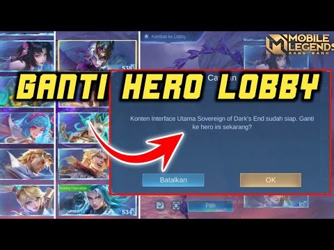 Akhirnya! Cara Ganti Hero lobby/background di Game Mobile Legends