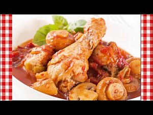 Slow Cooker Chicken Cacciatore Recipe ~ Noreen's Kitchen ~ Chicken Cacciatore Recipe