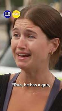 Witness recounts moment Bondi shooting began | 9 News Australia