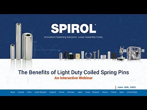 Webinar - The Benefits of Light Duty Coiled Pins