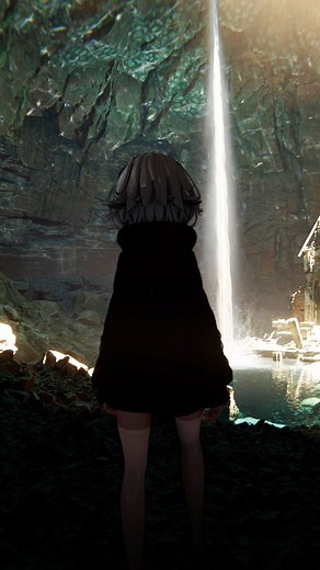 Sakura Rabbit 樱花兔 | I made a cave ~ showing #unity3d 's water stains, caustics, moss and other decal effects.😊 https://sakura-rabbit.fanbox.cc/posts/9114941... | Instagram