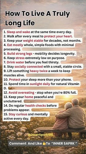 15 Simple Daily Habits That Help People Live a Longer and Healthier Life