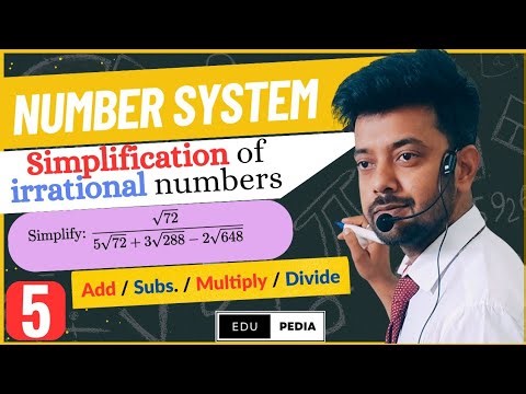 Simplification of Irrational Numbers 🔥 | Class 9 Number System | Full Concept #numbersystem #class9