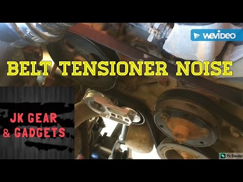 Jeep JKU belt noises caused by tensioner pulley