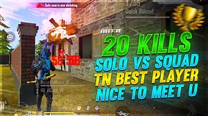 38K views · 3.2K reactions | Solo vs Squad Total 20 Kill Best New One Tap and Two Tap Moment - Garena Free Fire- RUN GAMING TAMIL | Run Gaming | Facebook