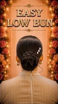 Easy Low Bun #shorts