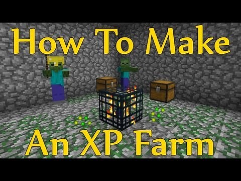 Minecraft - How To Make A Simple XP Farm (1.7.2)