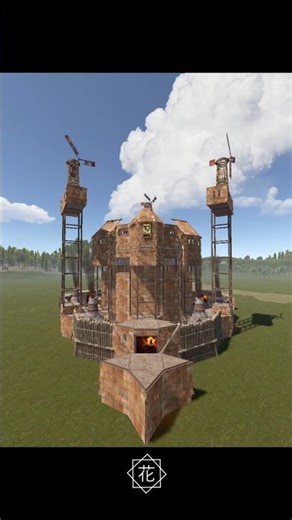 NAGISA | THE BEST RUST EGG BUNKER BASE #rust #rustbase #rustbasedesign #rustgame #bunker