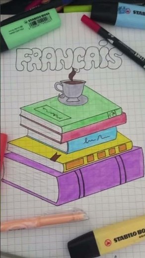 Idée de pages de garde de français 💙