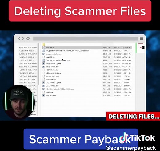 Scammer Payback: Deleting Scammer Files