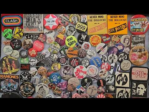 My Pinback Button Collection Part 3: PUNK! Badges Pins Buttons